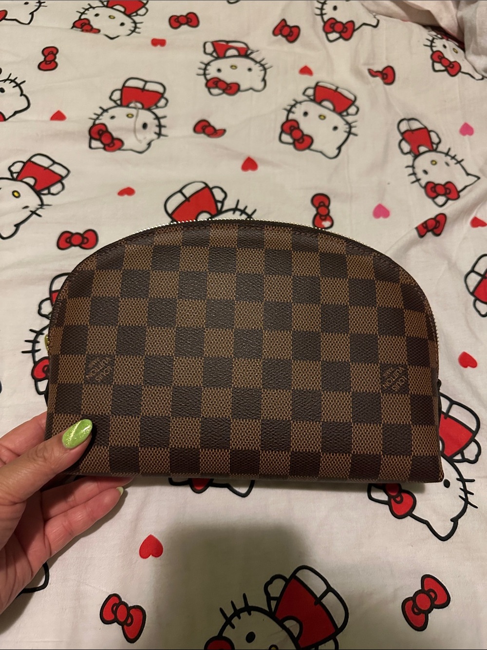 Louis Vuitton Damier EbeneCosmetic Pouch GM (discontinued model)